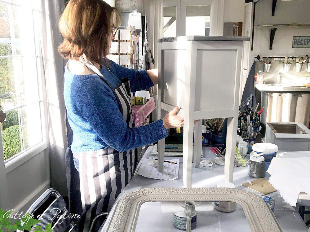 diaporama formations niveau 1 relooking de meubles et patines Cottage et Patine