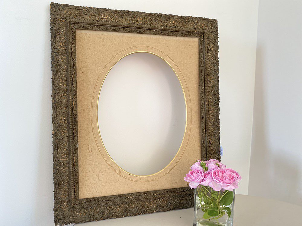 STOCK-CADREC-19 cadre rectangle en stock au grenier ref 19 cottage et patine