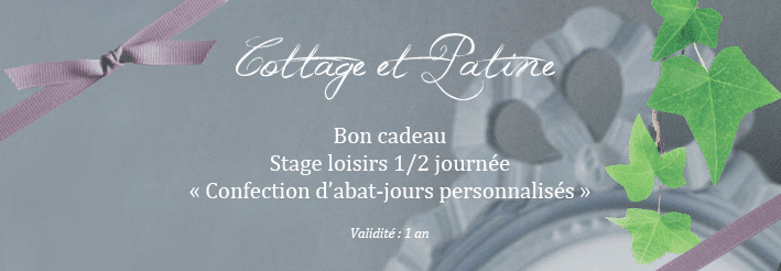 BON CADEAU STAGE LOISIRS ABAT JOURS PERSONNALISES