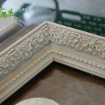 CADRE MOULURE LIN BEIGE PATINE CLAIRE COTTAGE ET PATINE
