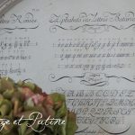 CADRE OVALE A NOEUD RELOOKE LIN ECRITURES CALLIGRAPHIE