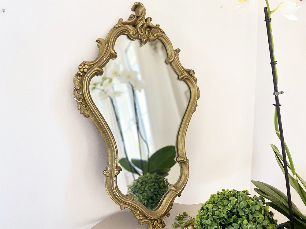 STOCK-MIR-V.10 Miroir ancien vendu dans son jus ou relooké patiné Cottage et Patine